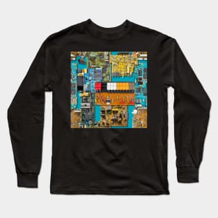 Circuit Board Long Sleeve T-Shirt